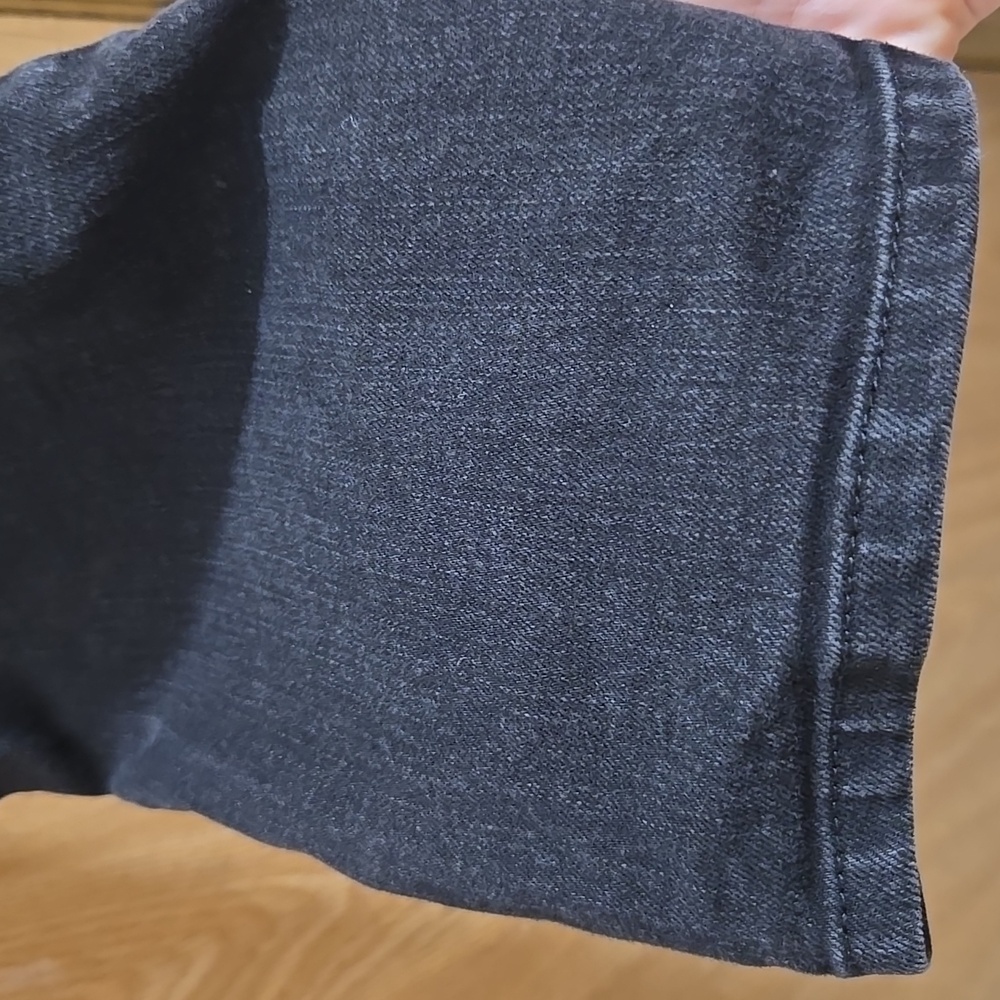 Vintage Levi's 505 Washed Black Syraight Leg Jeans Y2K Grunge Denim Minimalist - Picture 9 of 13